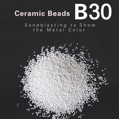 Revestimento de superfície de sopro do sopro de areia dos meios B30 do grânulo cerâmico livre de poeira